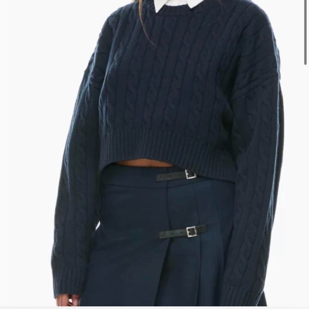 Sunday Best knitted cropped sweater